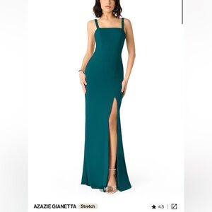 Azazie “Gianetta” bridesmaid dress “Peacock”